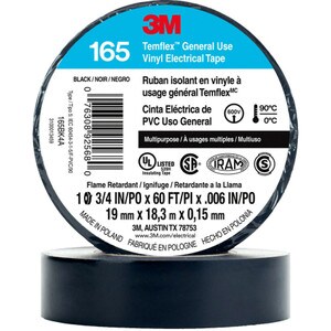 Main product image for 3M Temflex 165 Electrical Tape 3/4" x 60 ft. 350-052